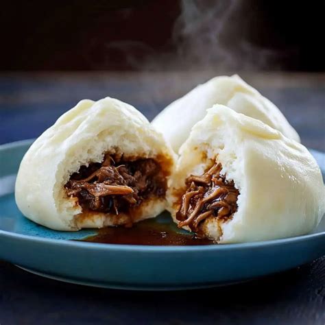 Siopao Asado (Sweet Pork Steamed Buns) .